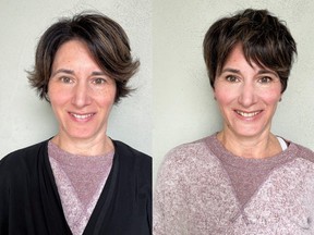 My client, Michelle, has had the same hairstyle for many years and was ready for a change.
