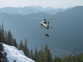 The second season of Search and Rescue: North Shore captures a helicopter hoist rescue.