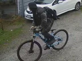Vancouver police are looking for this person of interest after a child-luring incident in East Vancouver on May 5, 2024.