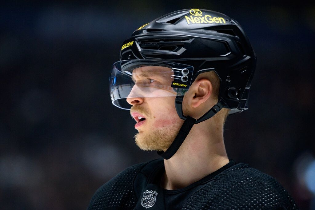 Vancouver Canucks forward Elias Pettersson 