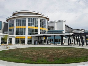 Grandview Heights Secondary School in Surrey, B.C. welcomed students for the first time in 2021.