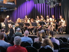 The Vancouver Youth Jazz Orchestra performs at the 2023 Vancouver International Jazz Festival (2024, Phil Daum)