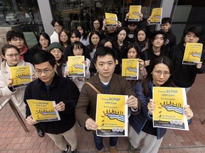 International students and other guest workers are demonstrating across the country to show they're desperate to stay in Canada, after the federal government signalled it will be cutting back on the record number of temporary residents. (Photo: Protesters in Vancouver this spring.)
