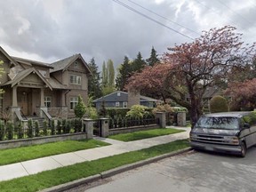 A May 2022 Google Streetview image shows the tree in question outside Stephen Gibson's home.