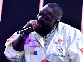 Rick Ross performs for day two of the Blavity House Party Music Festival at Municipal Auditorium on June 15, 2024 in Nashville, Tennessee.