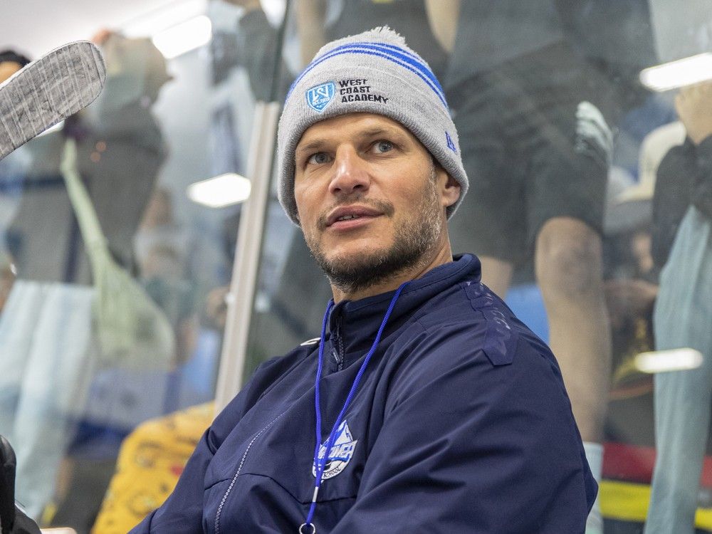 The Canadian Men's Health Foundation is the lead partner for the Pro Camp organized this week by Troy Stecher and Vancouver Hockey School's Derek Popke, along with Kevin Bieksa. Photo: David Stevens