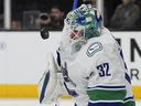 Canucks goaltender Kevin Lankinen has the second-best road record in the NHL. Will he start again Wednesday in Calgary after playing Tuesday?