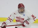 Boston University defenseman Tom Willander, 20, was Vancouver’s first-round pick (No. 11 overall) in the 2023 NHL Draft.