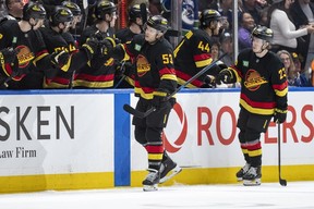 Vancouver Canucks' Teddy Blueger