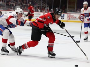 Charlotte's forward Will Will Will Will Will Will Will Will Lakewood play hockey in Game 4 against Charlotte's Laval Rockets on June 3, 2025.