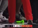 A bright green sex toy was thrown onto the court during a WNBA game.