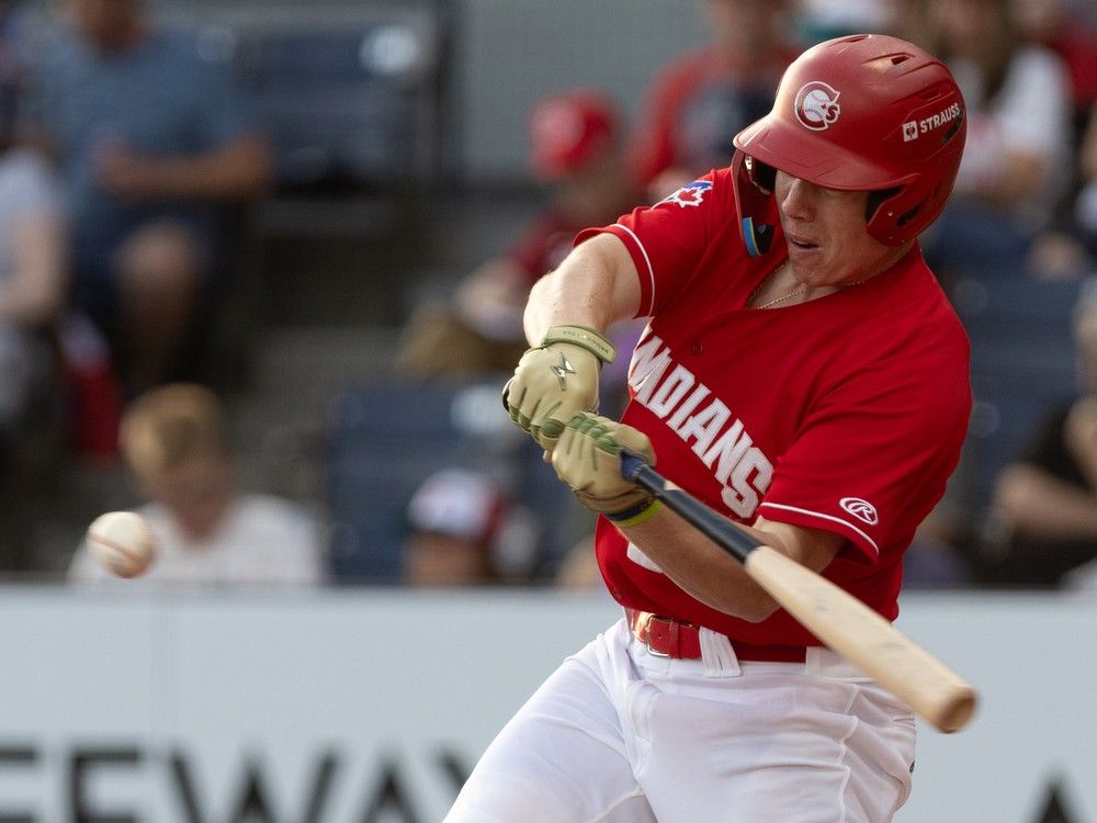Vancouver Canadians slugging third baseman Sean Keys, 22, was a Toronto Blue Jays' 2024 fourth-round pick out of Bucknell.