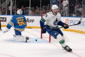 canucks vs blues