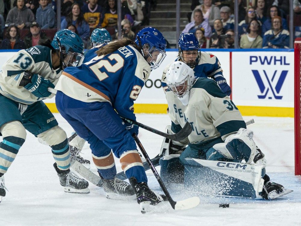 We'll be live blogging the first game between the PWHL expansion teams, so check back for updates