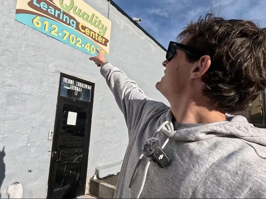 Minnesota daycare fixes 'Learing' typo in sign after fraud allegations go viral