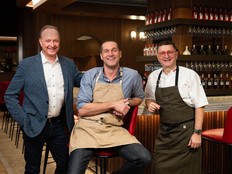 From left: Richard Jaffray, Cory Vitiello, and Pino Posteraro.