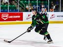 Top Vancouver Canucks prospect Braeden Cootes is now playing with the Prince Albert Raiders after being traded by the Seattle Thunderbirds before last week's WHL trade deadline.