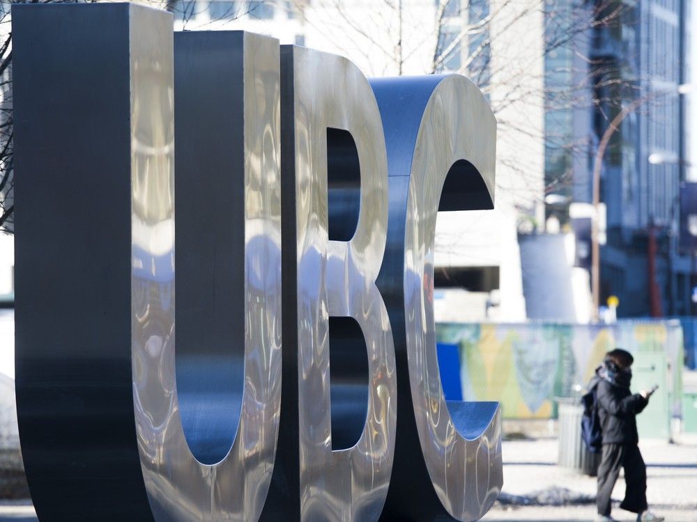 UBC entrance sign.