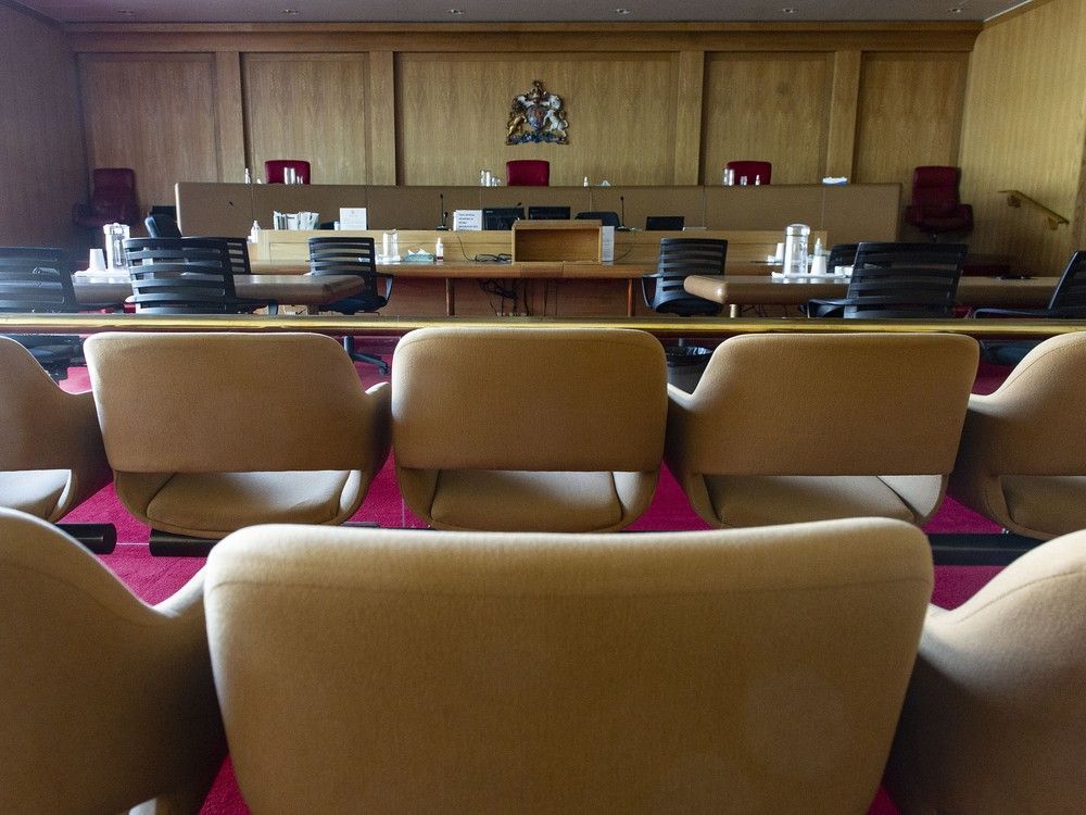 Courtroom 60 at the B.C. Court of Appeal.