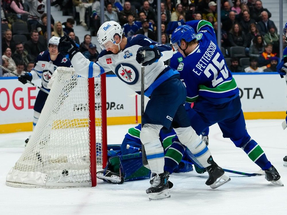 With the Canucks trying to win for just the seventh time on home ice, the looming trade deadline still stole the spotlight