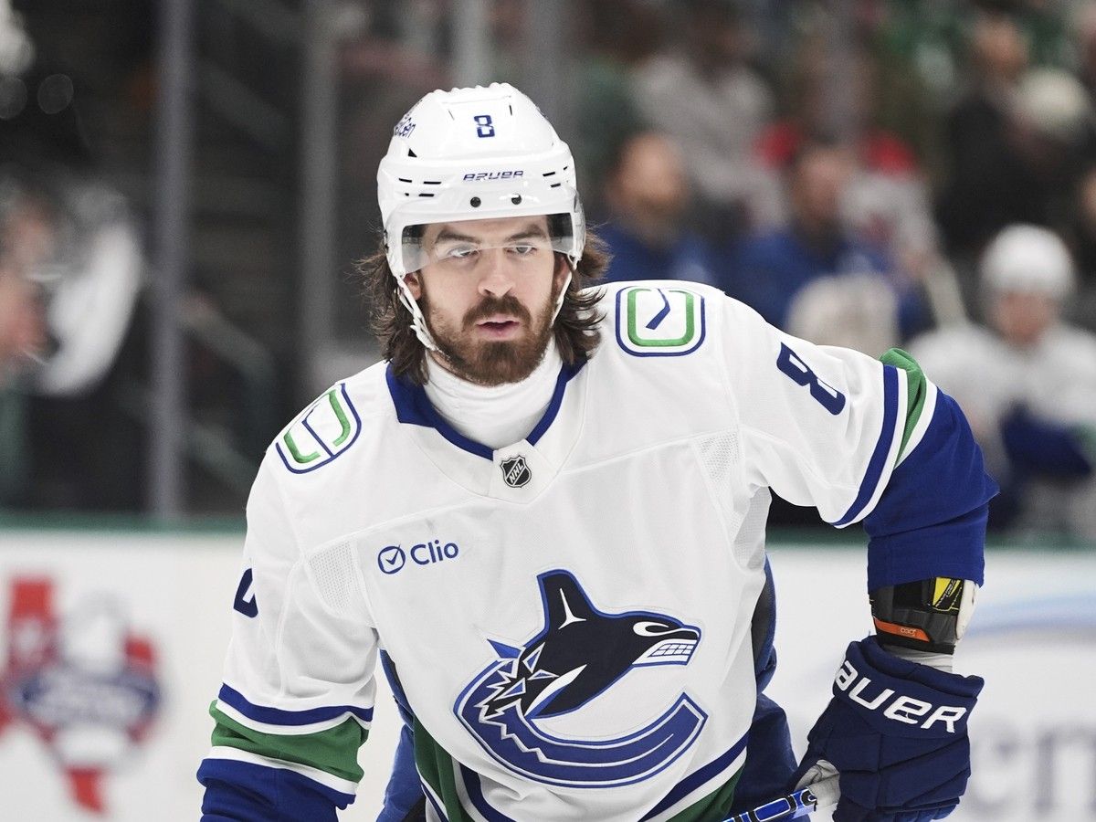 Vancouver Canucks right wing Conor Garland is a $6 million cap hit for next season.