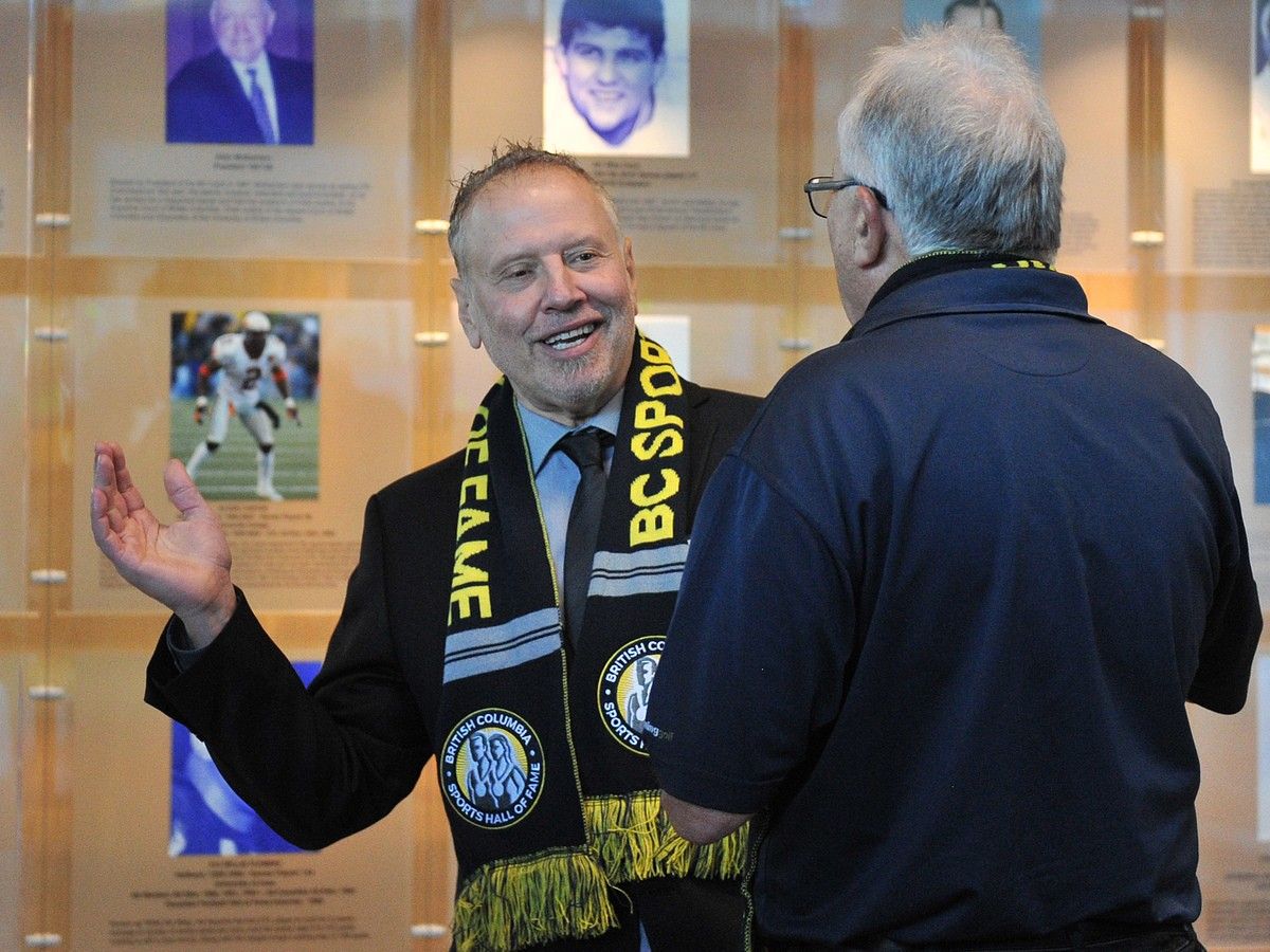 VANCOUVER, BC., October 25, 2023 - Don Taylor during a ceremony inducting him into the BC Hall Sports Hall of Fame in Vancouver, B.C., on October 25,, 2023. 

(NICK PROCAYLO/POSTMEDIA)

10102670A [PNG Merlin Archive]