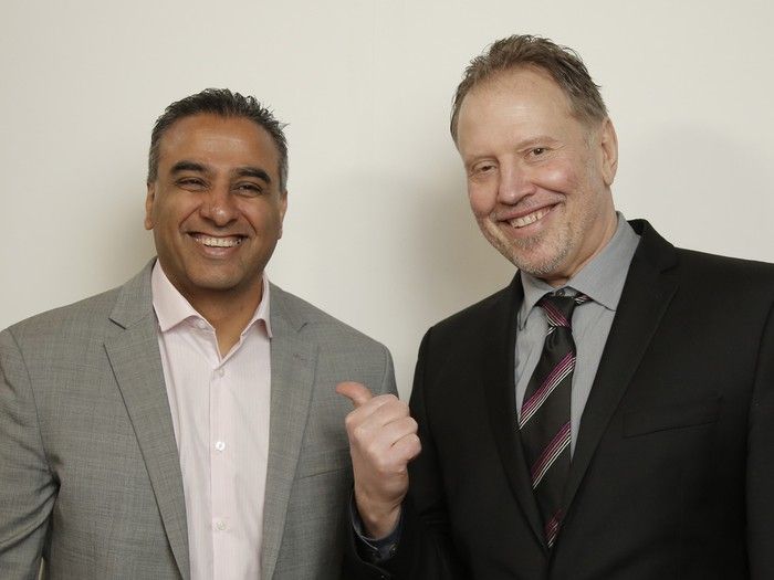 Rick Dhaliwal and Don Taylor in 2021.