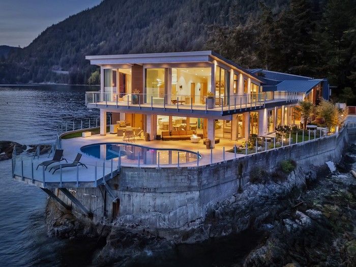 The so-called Fear house at 15 Brunswick Beach Rd. in West Van is for sale.