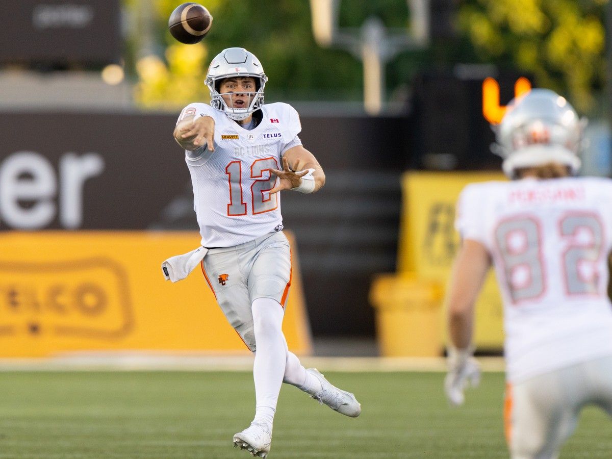 B.C. Lions this week: Nathan Rourke looks ready for return Saturday