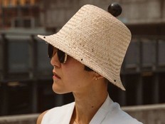 The Tate bead bucket hat, US$259 at Claudia Schulz, claudiaschulz.com.