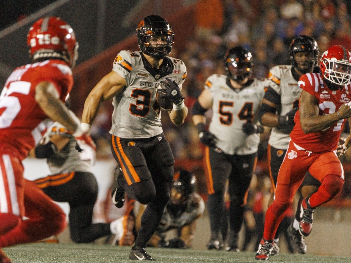 The running back's four-touchdown effort against Ottawa Sunday has him on pace to score 26 majors this year — and the league mark is 23