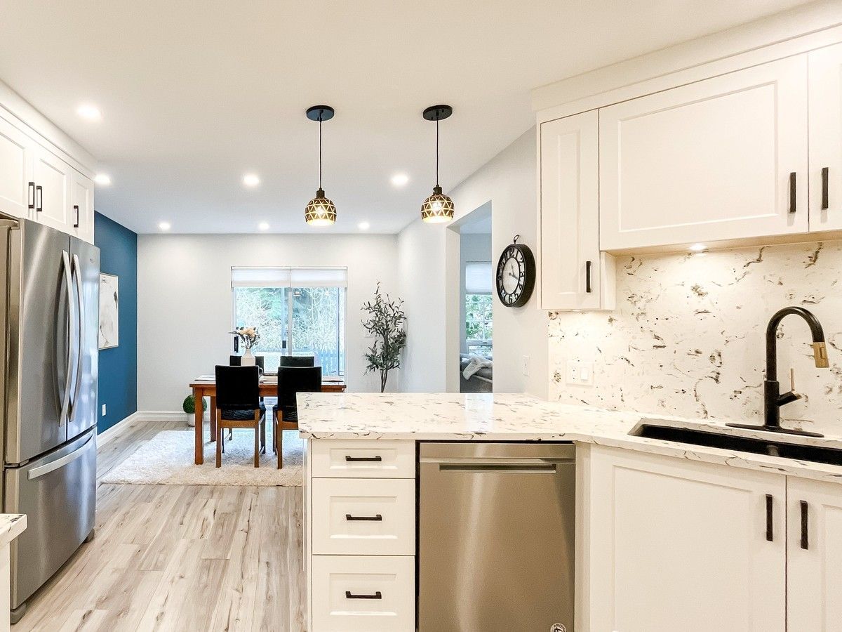 This spacious, three-bedroom townhouse in Burnaby was listed for $1,265,000 and sold for $1,245,000.