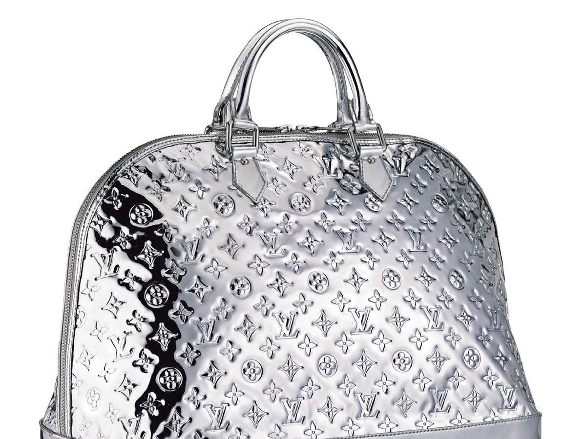 A fake Louis Vuitton handbag.