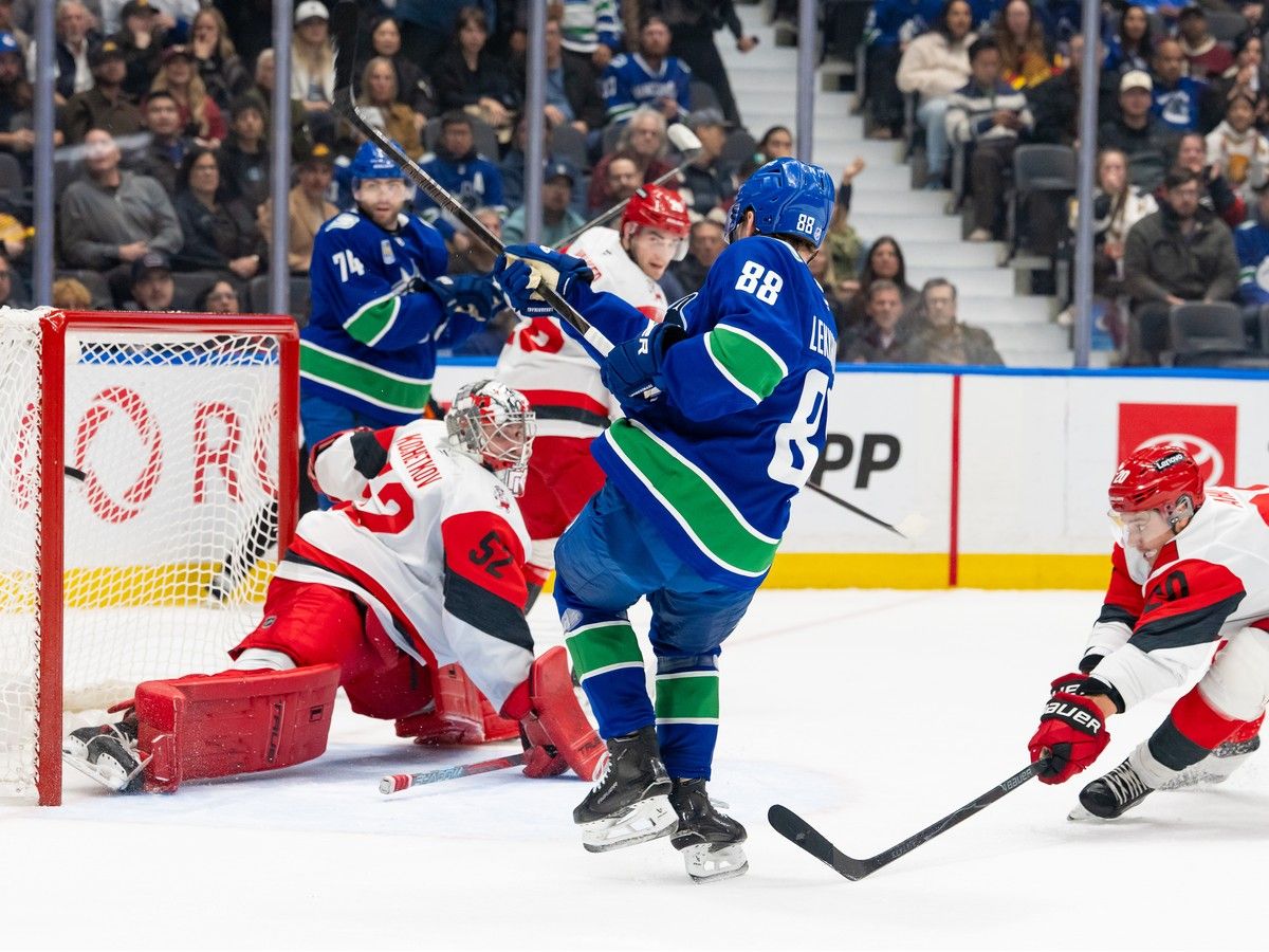 The Canucks went toe-to-toe with the Stanley Cup champs before fading in the third period in what's becoming a familiar pattern. Read more.
