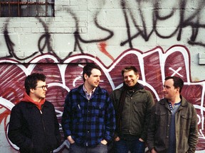 John K. Samson and a bunch of dudes who are not the Weakerthans. Photo by Jeremy Jansen