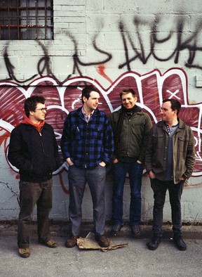 John K. Samson and a bunch of dudes who are not the Weakerthans. Photo by Jeremy Jansen