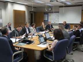 Saskatoon city council's executive committee met in camera Monday.