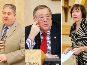 The five to watch on Saskatoon city council in 2015 include (from left) Pat Lorje, Randy Donauer, Don Atchison, Ann Iwanchuk and Charlie Clark.