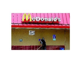 According to data compiled by Bloomberg, the ratio of the CEO's pay to that of the average workerat McDonald's is 644 to one, in part due to a high number of low-wage workers.