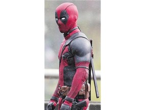 An actor believed to be Ryan Reynolds is dressed as Deadpool in Vancouver.