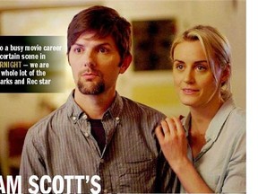 Adam Scott and Orange is the New Black's Taylor Schilling get into the swing of things in the sexy comedy The Overnight.