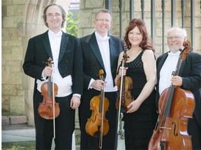 The Amati Quartet — Rudolf Sternadel, Geoff Cole, Marla Cole and Terence Sturge — finally have their first recording.