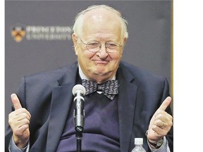 Angus Deaton at Princeton University on Monday after it was announced he won the Nobel Prize in economics for improving understanding of poverty and economic policies.