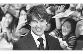 Apparently these enthusiastic fans of actor Tom Cruise, who's 5 feet, 7 inches, didn't get the memo about tall men.