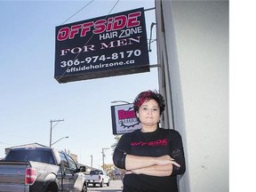 Arlene Wiciniski, owner of Offside HairZone, says free parking was one of the reasons she located in Sutherland.