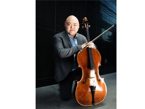 Arnold Choi will perform in Regina Aug. 11 on a Stradivari cello valued at $11 million. The instrument has been on loan to Choi for three years from the Canada Council for the Arts Musical Instrument Bank. Handout photo.