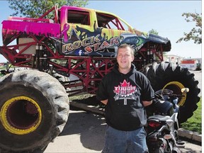 Bill Payne will attempt a backflip Saturday in his truck, which he says performs more like a quad than a car because of the 'ridiculous' power-to-weight ratio.