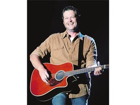 Blake Shelton will appear at the Craven Country Jamboree on Saturday.
