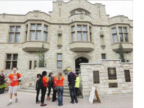 The Bowl at the University of Saskatchewan was busy during Orientation, the official welcome for new students, on Sept. 2. Various colleges had displays and guided tours to help students get used to the university.