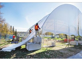 A building in Victoria Park is intended to commemorate the Chinese people who settled in Saskatoon and contributed to the community.